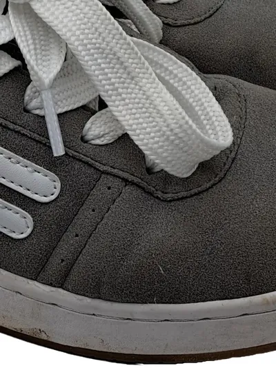 FILA Sneaker Low Herren Grau Logo Print Synthetik Schnürung Gr. 39 Freizeit
