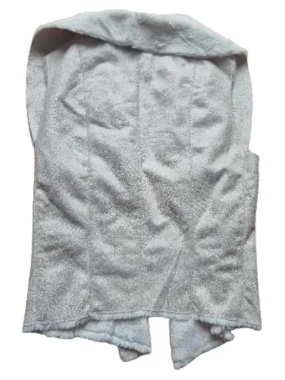 ORSAY Damen Fellweste Gr. 38/M Beige Kunstfell Weste Casual