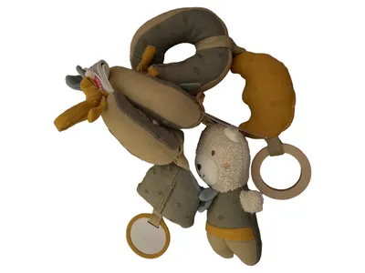 Fehn Spielbogen Bär Kinder Baumwolle Mehrfarbig Baby Spielzeug