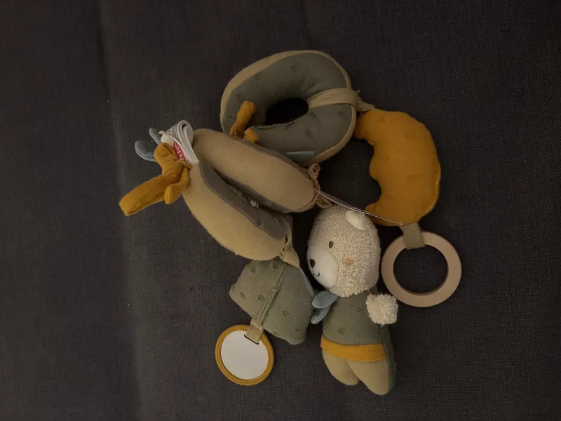 Fehn Spielbogen Bär Kinder Baumwolle Mehrfarbig Baby Spielzeug 5