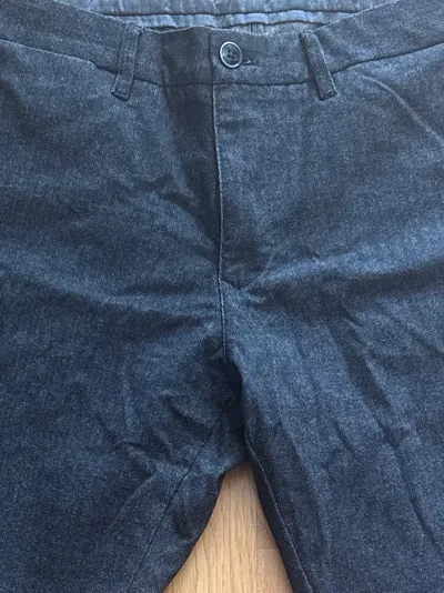 emilio adani Herren Anzughose Business Grau Gr. 56 W40 Wolle Mix Elegant