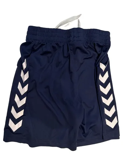 Hummel Kinder Sport Shorts Blau Gr. 140 Grafik Muster Polyester