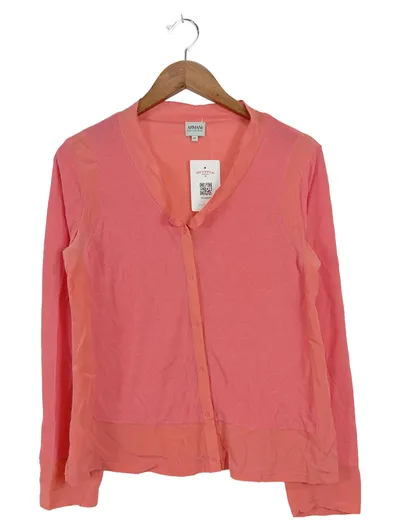 Armani Collezioni Damen Strickjacke Pink Gr. 42 Elegant Langarm