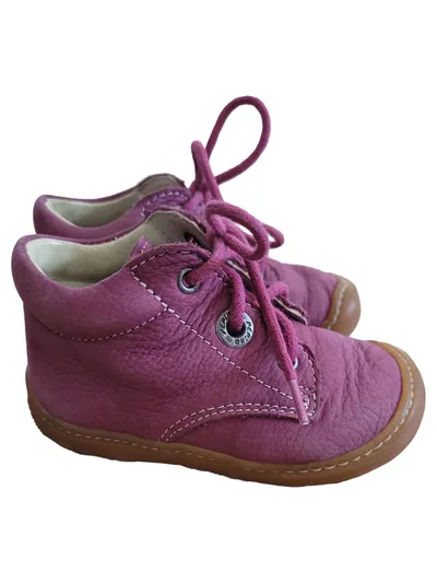 Pepino by Ricosta Lauflernschuhe Mädchen Gr. 19 Pink Leder