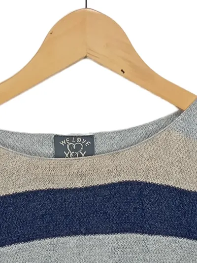 XOX Damen Pullover gestreift Langarm Baumwolle Maritim Mehrfarbig Gr. 36/S