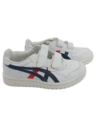 Asics Kinder Sportschuhe Sneaker Klettverschluss Gr. 30 Weiß