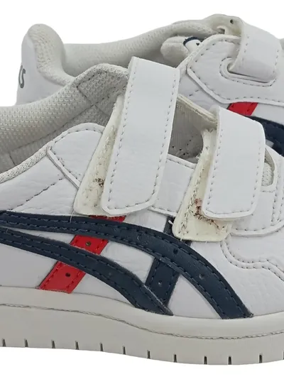 Asics Kinder Sportschuhe Sneaker Klettverschluss Gr. 30 Weiß