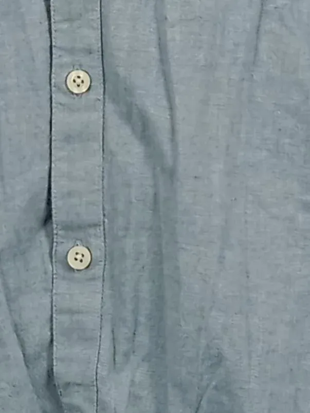 Farah Herren Business Hemd Slim Fit Blau Gr. 46/S Baumwolle 3