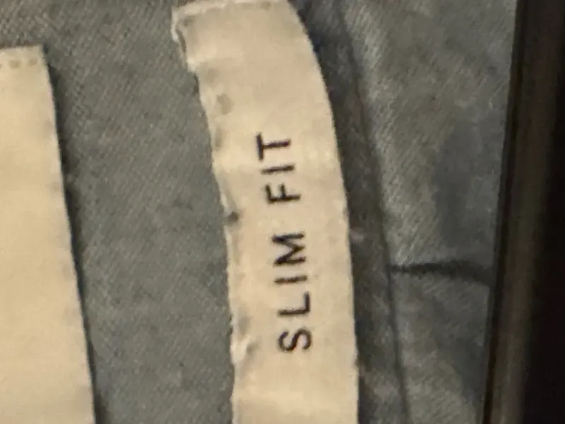 Farah Herren Business Hemd Slim Fit Blau Gr. 46/S Baumwolle 6
