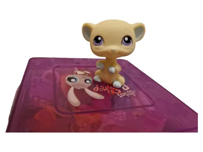 Littlest Pet Shop Maus Spielfigur Beige 4cm Sammelfigur Tierfigur