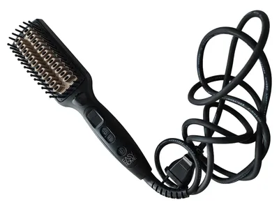 EASY HOME HB-625 Glättbürste Haarglätter Bürste Schwarz