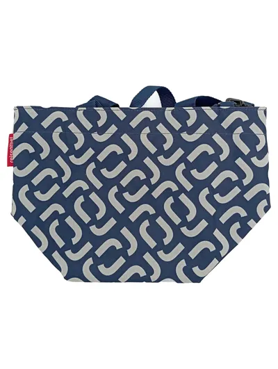 Reisenthel Einkaufstasche Beuteltasche Blau Grafisch Praktisch 31x21cm