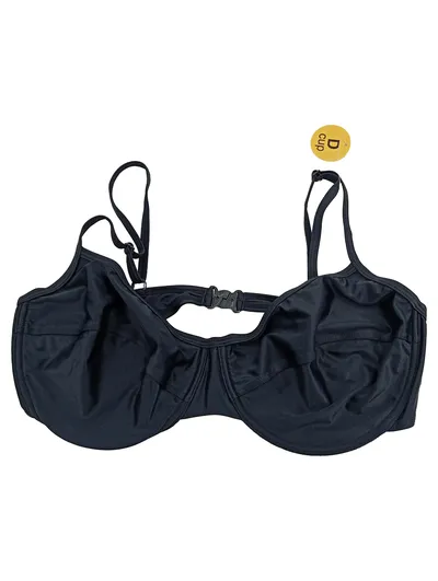 Screwball Damen BH Schwarz Größe 44D Cup D Bügel-BH Basic Neu