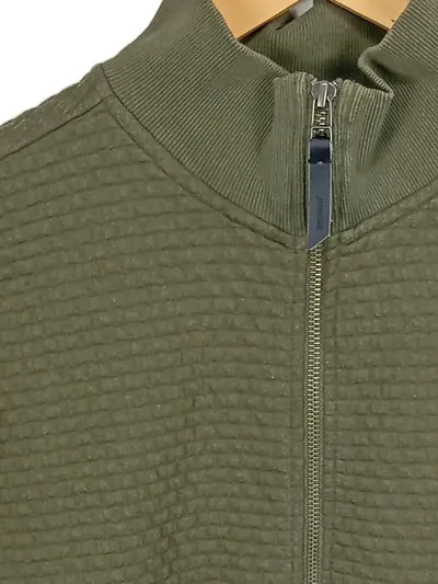 INDICODE Herren Sweatjacke Oliv Einheitsgröße Sportlich Reißverschluss