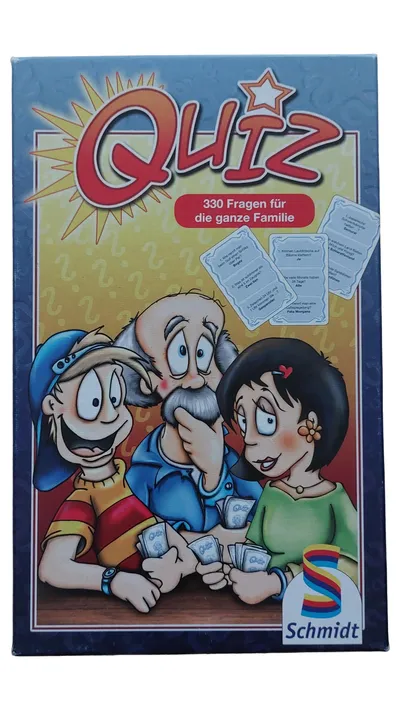 Schmidt Quizspiel Allgemeinwissen Familienspiel Partyspiel 110 Karten