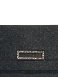 Bijou Brigitte Damen Clutch Schwarz Elegant Strass-Applikation Tasche 2