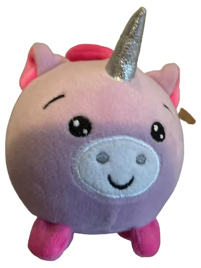 Ernsting's family Baby Kuscheltier Einhorn Plüschtier Rosa 11cm