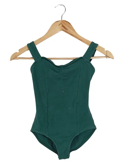 Capezio Ballett-Trikot Kinder Gr. M/140 Grün Baumwolle