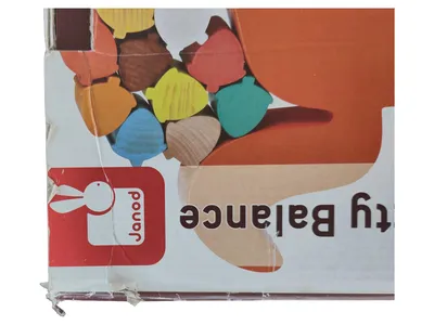 Janod Nutty Balance Holzbausteine Stapelspiel Kinder Mehrfarbig ab 24 Monate