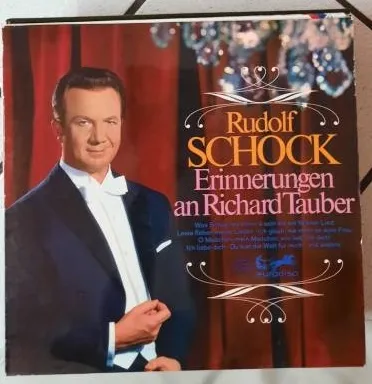 Rudolf Schock Erinnerungen an Richard Tauber Vinyl LP Album Eurodisc Klassik