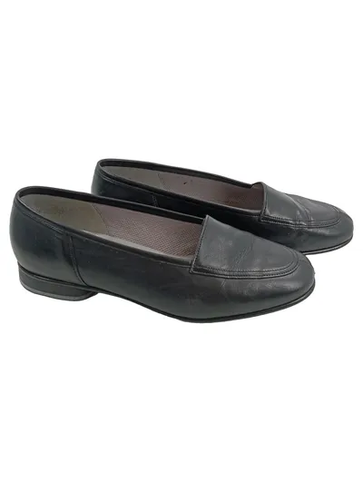 Gabor Damen Loafer Slipper Gr. 37 Schwarz Leder Klassisch