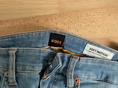 BOSS Herren Jeans Slim Fit Hose Blau Gr. W32 L31 Casual Baumwolle