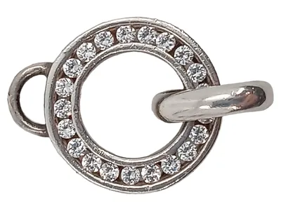 Thomas Sabo Charm Club Carrier Anhänger Silber Zirkonia Damen