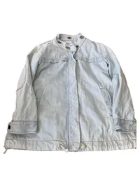 Claudie Pierlot Damen Leichte Jacke Gr. 36/S Blau Casual Baumwolle 1