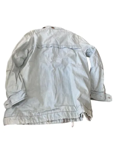 Claudie Pierlot Damen Leichte Jacke Gr. 36/S Blau Casual Baumwolle