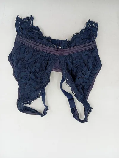 Cosabella Spitzen-Bralette Bustier Damen XS Blau Floral Made in Italy