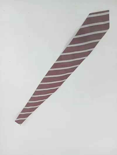 Giorgio Armani Seidenkrawatte Herren gestreift Business Mehrfarbig 9cm
