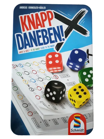 Schmidt Knapp Daneben! Würfelspiel Andreas Kuhnekath-Häbler Familienspiel