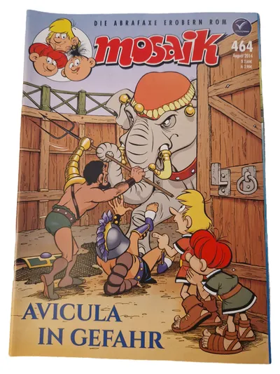 Mosaik Comic Die Abrafaxe erobern Rom 464 Avicula in Gefahr Deutsch