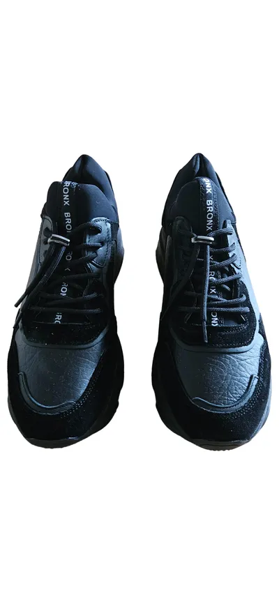 Bronx Sneaker low Damen Gr. 41 Schwarz Modisch Freizeit Schuhe