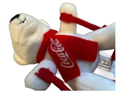 Coca-Cola Kuscheltier Eisbär Weihnachtlich Mehrfarbig 12cm