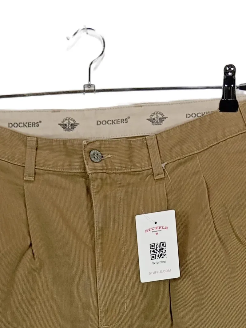 Dockers Herren Cordhose Beige W36 Casual 2