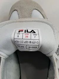 FILA Sneaker Low Herren Weiß Leder Retro Schnürung Gr. 39 Freizeit 6