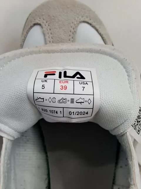 FILA Sneaker Low Herren Weiß Leder Retro Schnürung Gr. 39 Freizeit 6