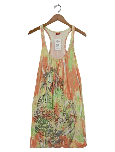 Buffalo London Damen Unterhemd Tanktop Gr. 36-38 Mehrfarbig Casual