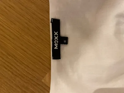 Mexx Damen Bluse Gr. 38/M Weiß Lochmuster Feminin Baumwolle
