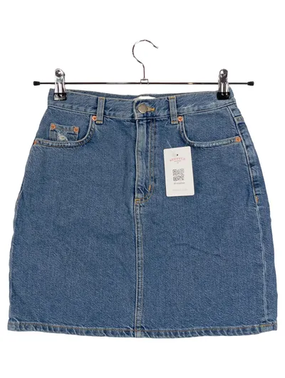 & Other Stories Jeansrock Damen Gr. 34/XS Blau Casual Minirock