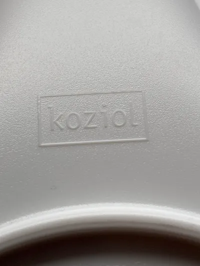 Koziol Dipschale Schale Modern Beige Kunststoff 32x6cm Servierschale
