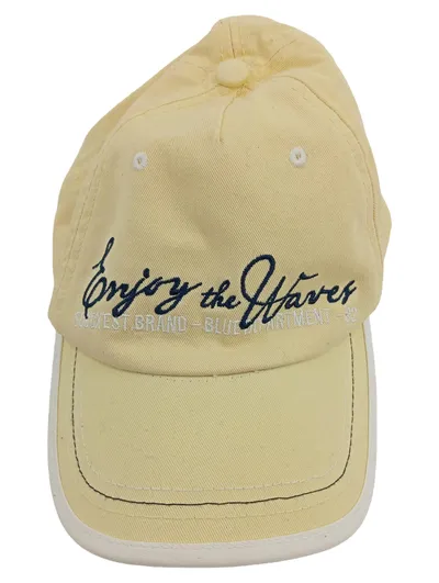 SOCCX Damen Cap Kappe Beige Maritim one size mit Aufschrift Enjoy the Waves