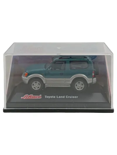 Schuco Toyota Land Cruiser Modellauto Petrol/Silber 1:72 OVP