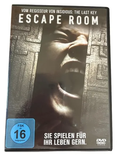 Escape Room DVD Horrorfilm Adam Robitel FSK 16 Thriller