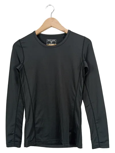 Pierre Cardin Damen Langarmshirt Gr. 36/S Schwarz Sportlich