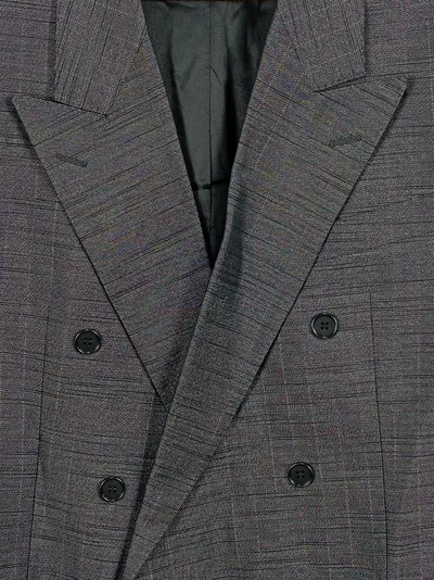 Atelier Torino Sakko Herren Grau Kariert Business Gr. 56 3XL