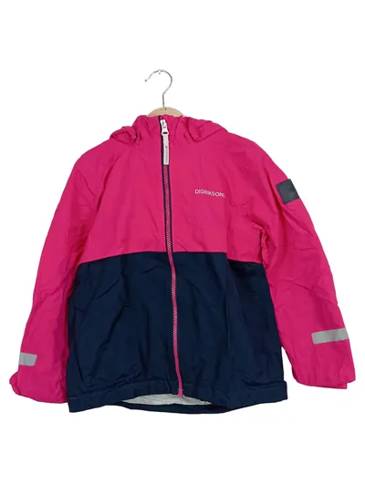 Didriksons Kinder Outdoorjacke Mädchen Gr. 122 Pink Polyamid