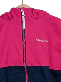Didriksons Kinder Outdoorjacke Mädchen Gr. 122 Pink Polyamid 2