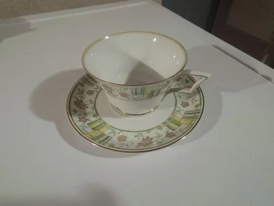 Krautheim Selb Bavaria Tasse mit Untertasse Art Deco Porzellan Vintage